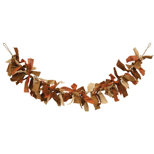 Primitive Fall Rag Garland
