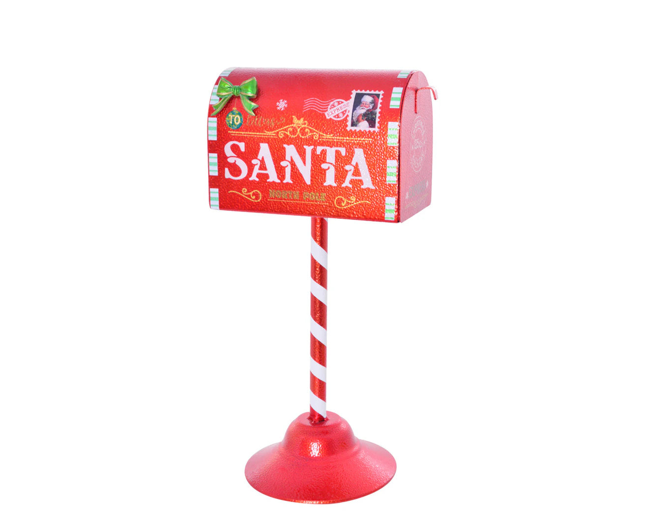 Lustre Santa North Pole Standing Mailbox
