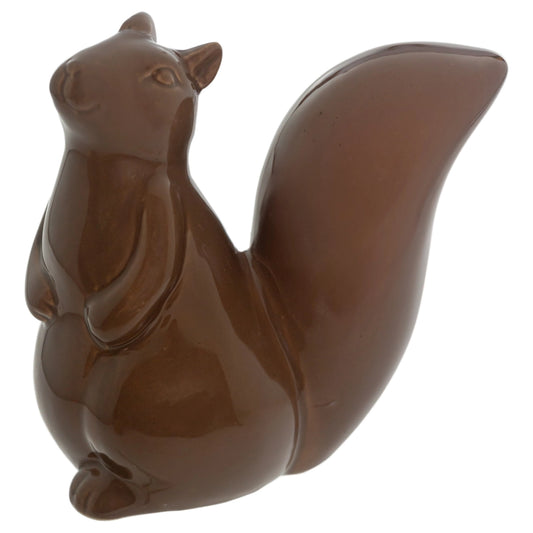Fall Mocha Stoneware Squirrel - JULY ARRIVAL