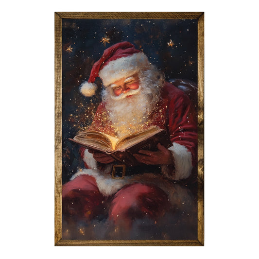 PRE ORDER - Magical Santa Stories Wooden Framed Print