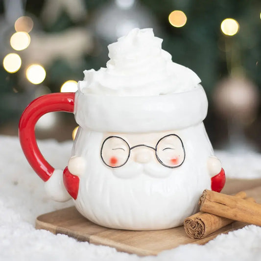 Santa Claus Ceramic Shaped Mug
