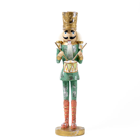 Johann Wooden Nutcracker Mint/Pink 27cm