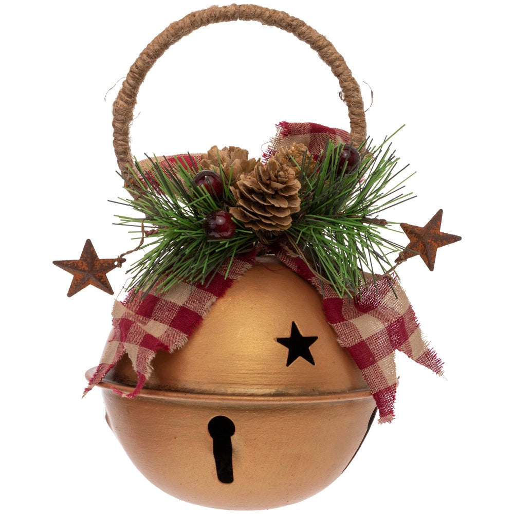 Copper Bell Christmas Ornament