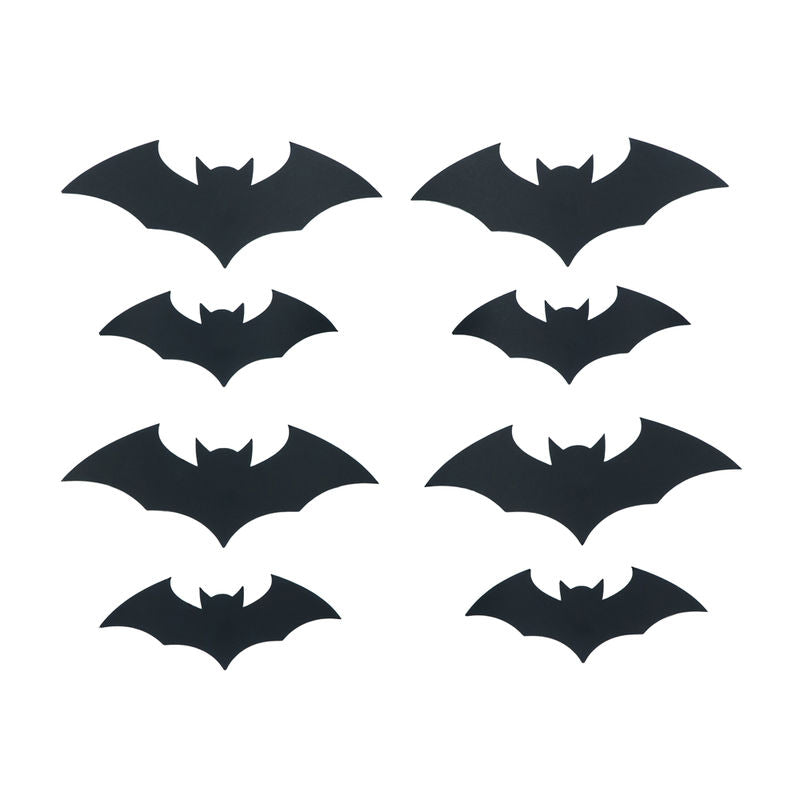 Halloween Decorative Paper Bats 16 Piece Set