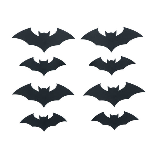 Halloween Decorative Paper Bats 16 Piece Set
