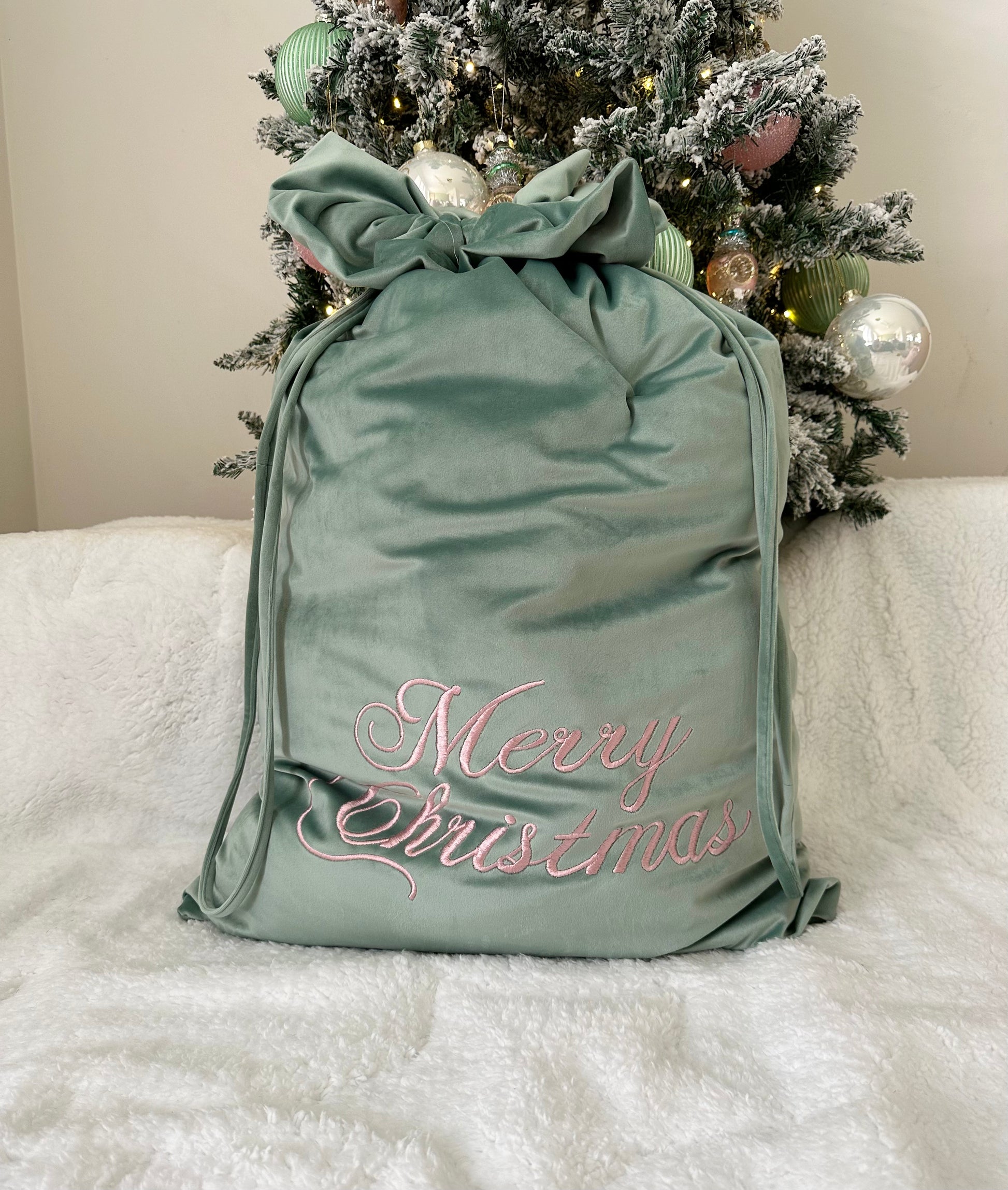 Grey discount santa sacks