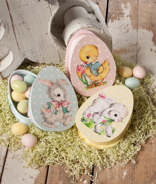 Retro Easter Mini Boxes (one blue box left only)